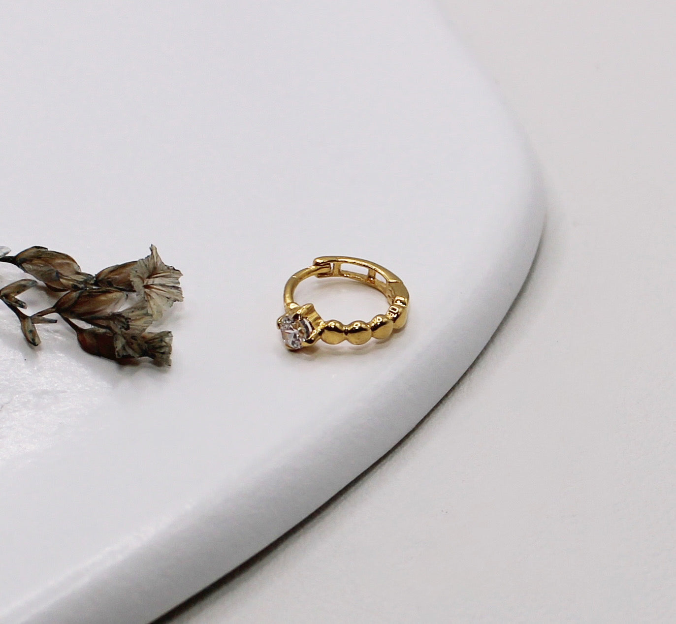 7.3mm Stone Hoop