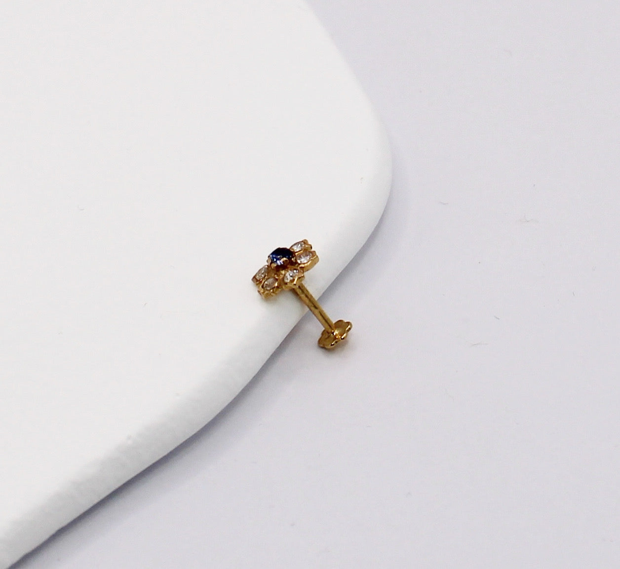 Purpley-blue Stud | 22carat