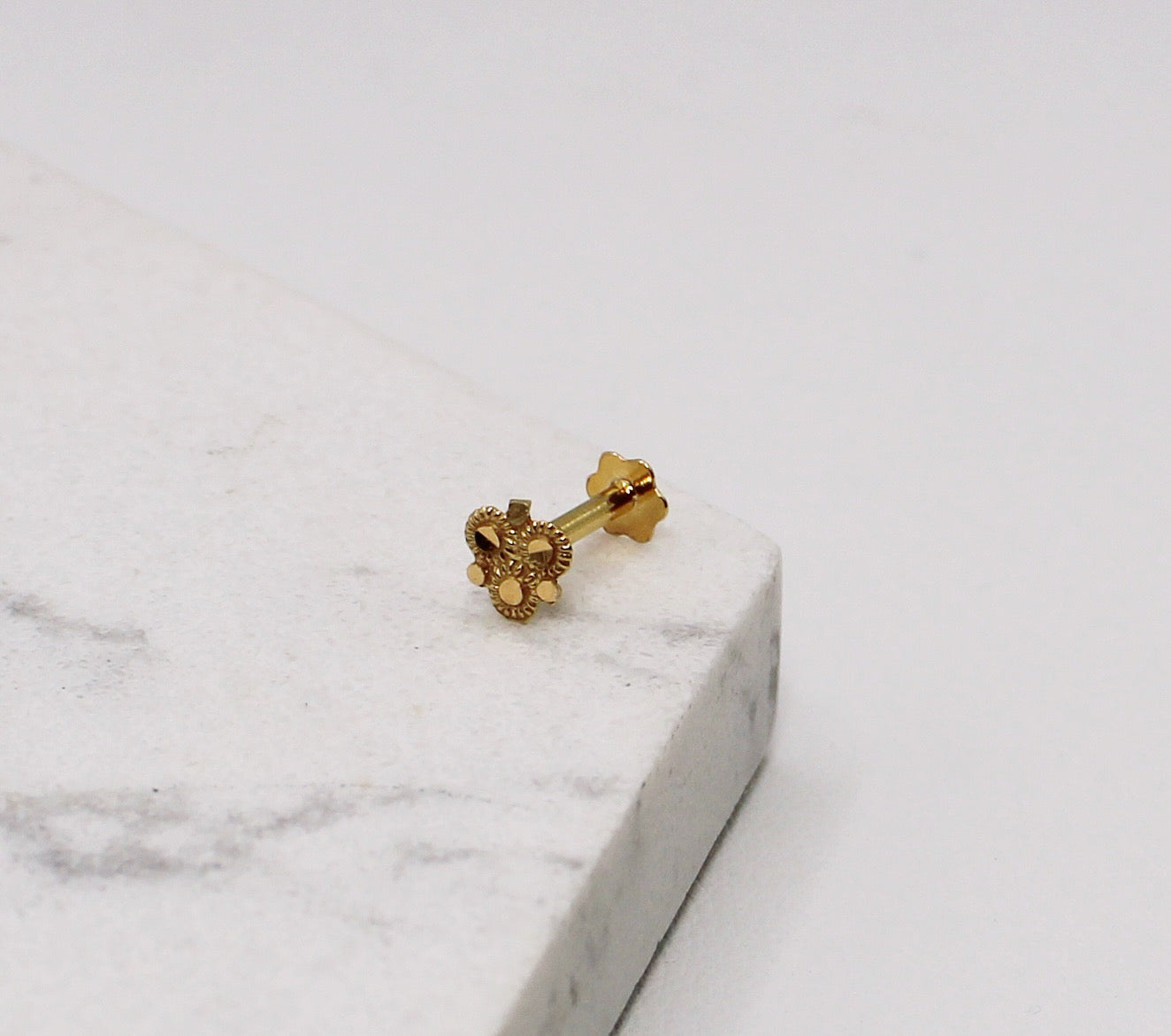 Gold Triangle Stud
