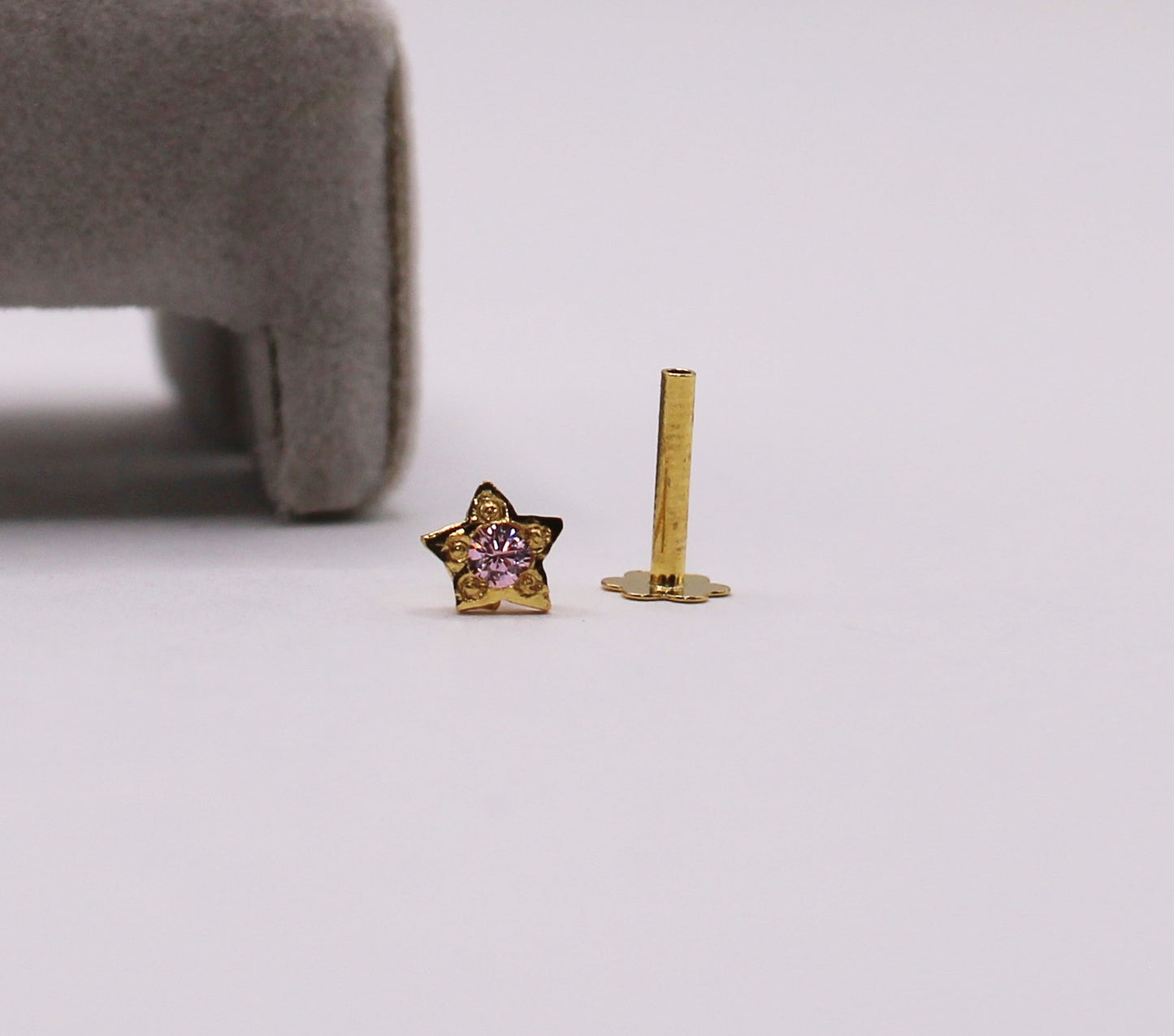 Baby Pink Star Stud