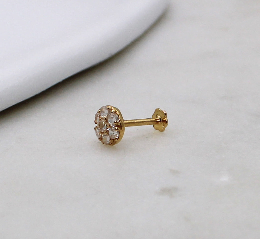Solid 22carat Stud