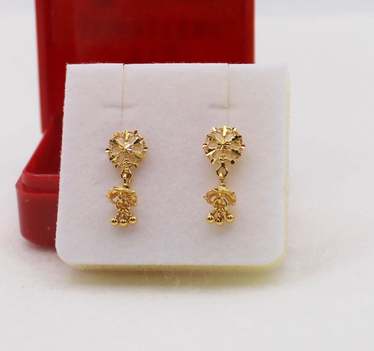 Super-mini Jhumka Studs | 18carat