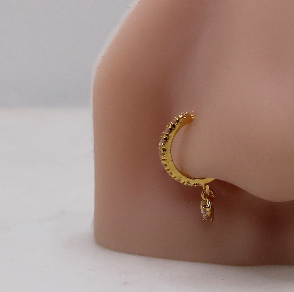 Stone-dangly Hoop
