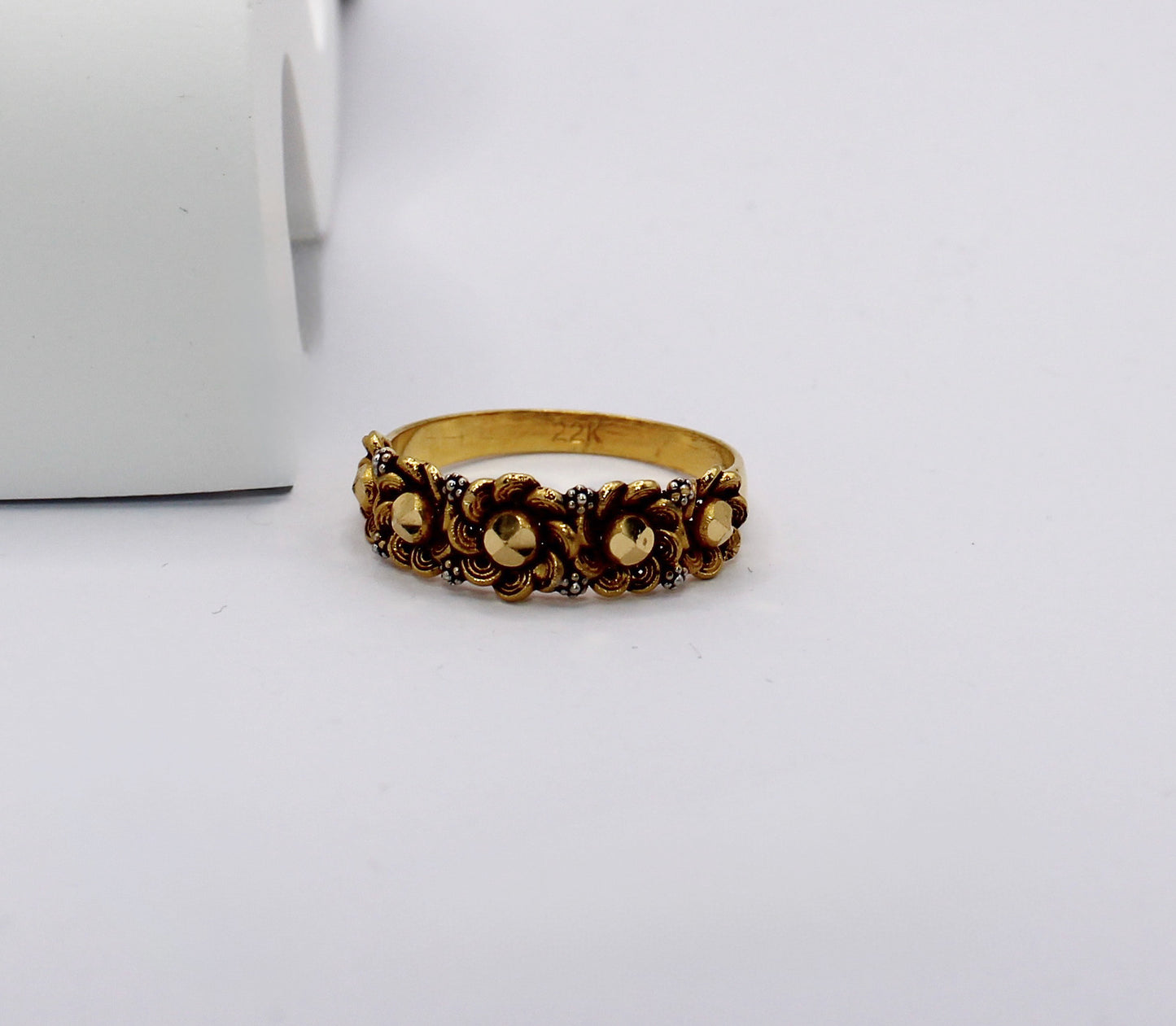 Antique Floral Ring | Size M 1/2