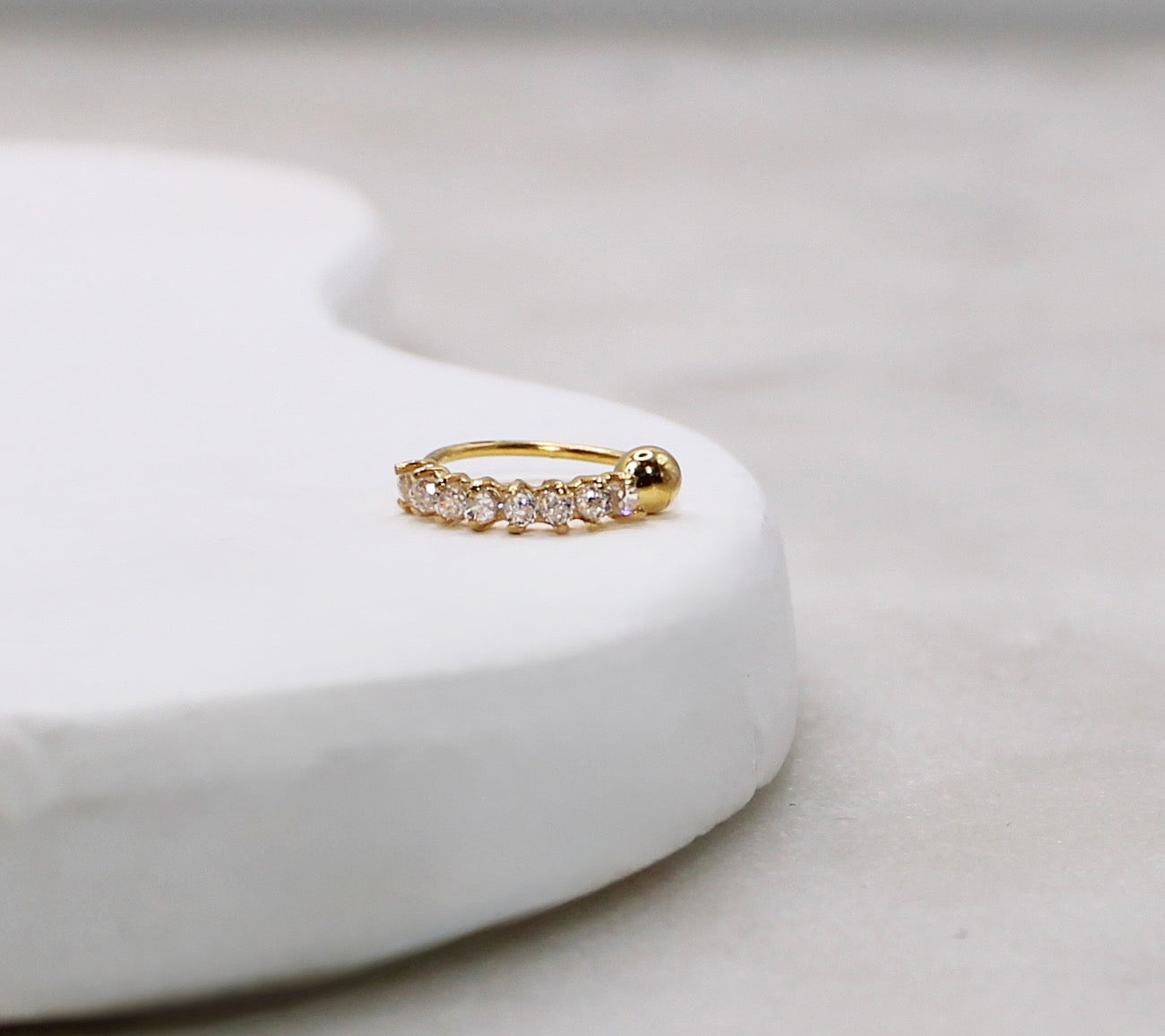 Diamanté Hoop