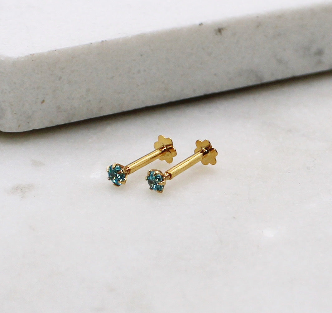 Blue Studs