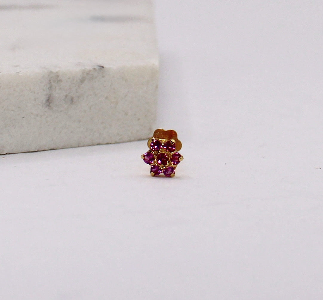 Deep Pink Stud