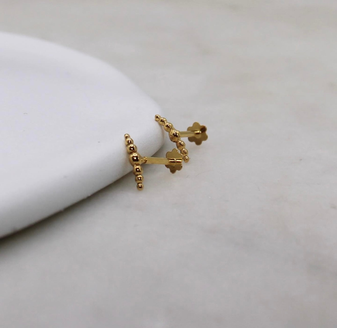9mm Croissant Studs