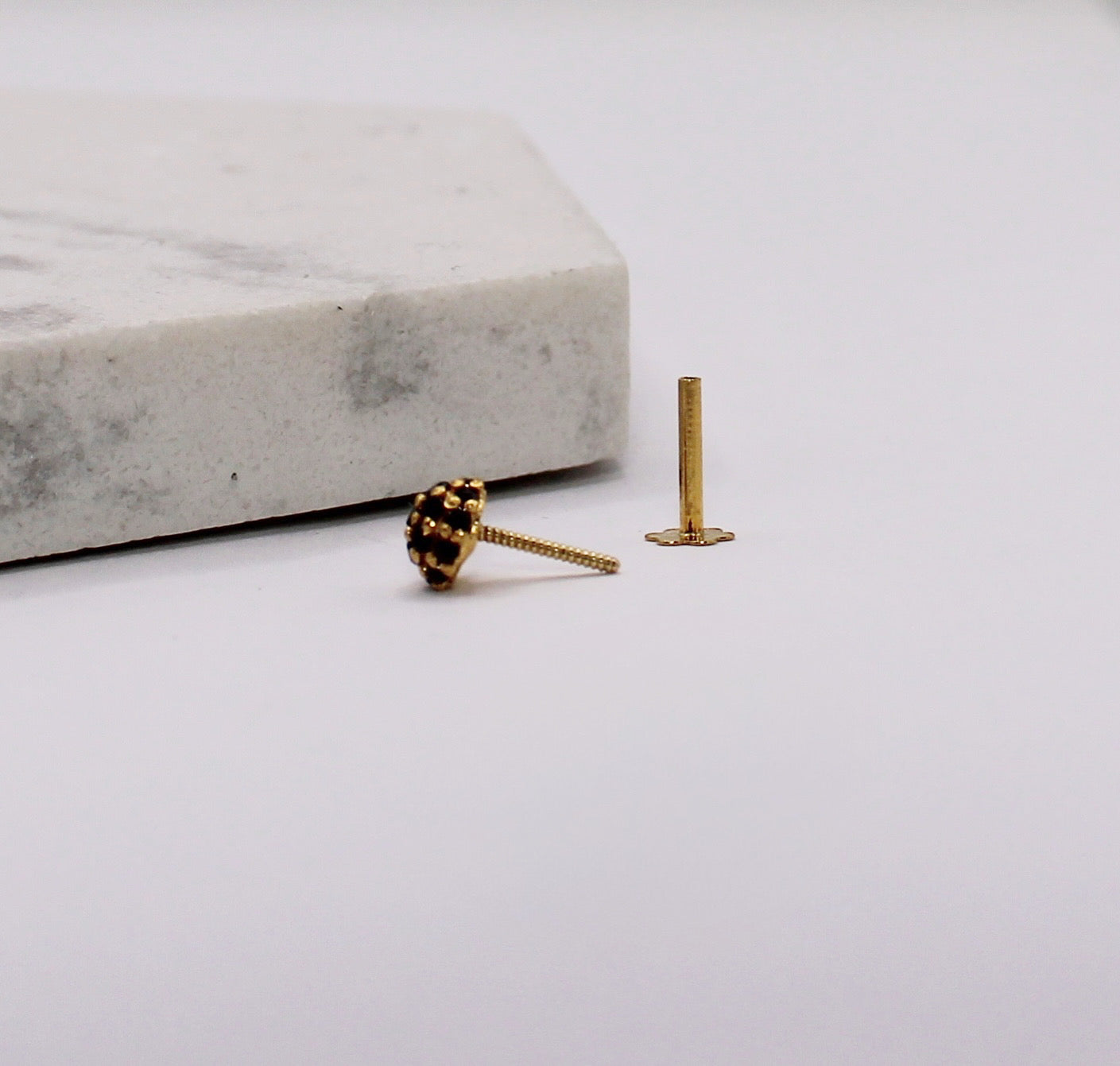 Black Mini Dome Stud