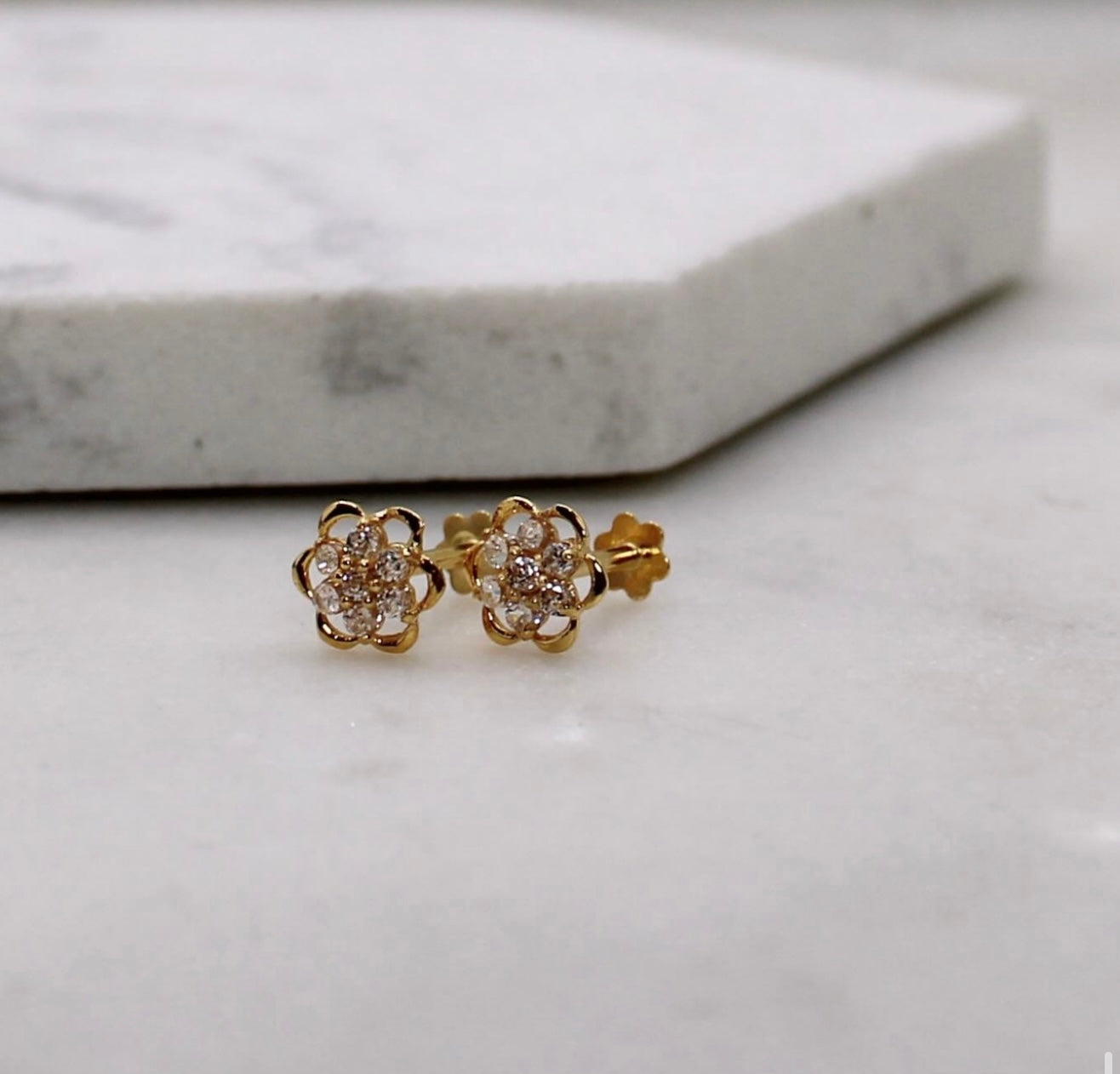 Flowery Studs