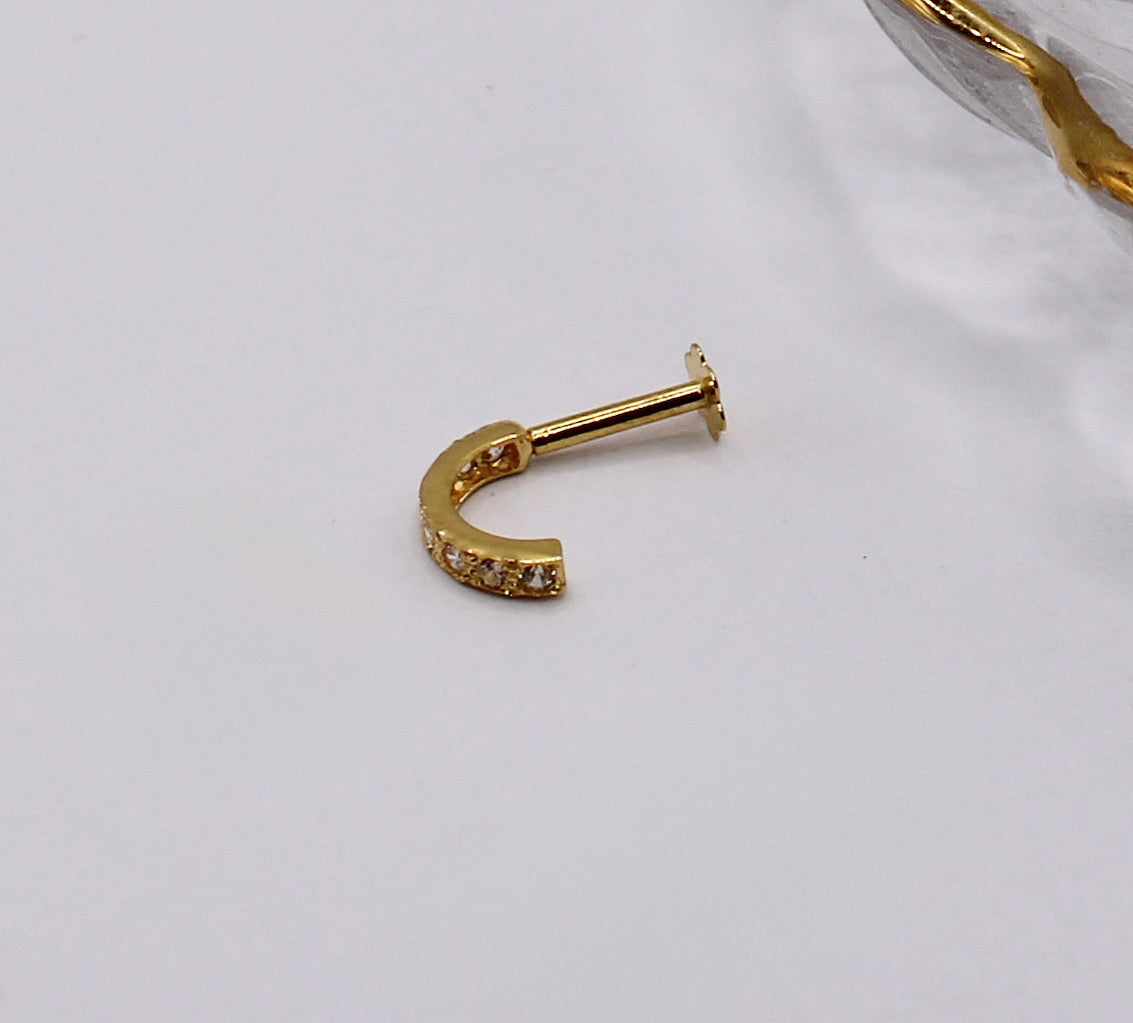 Curve Stud | Single Piece