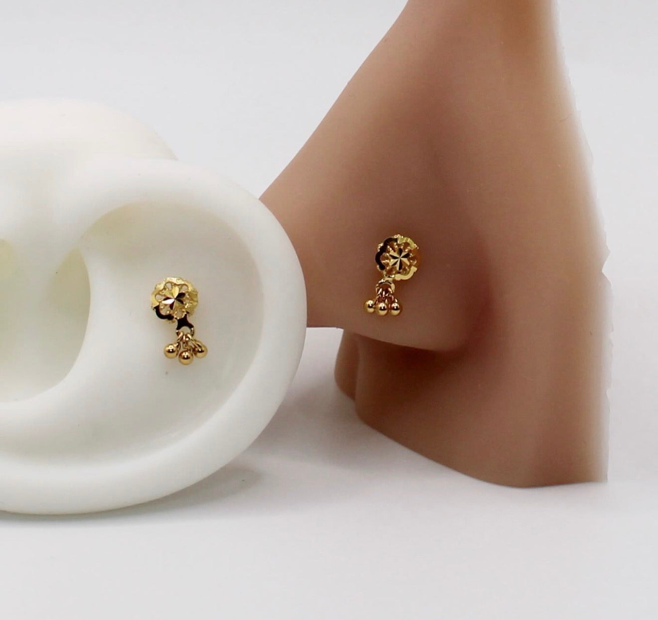 Tiny Dangly Studs