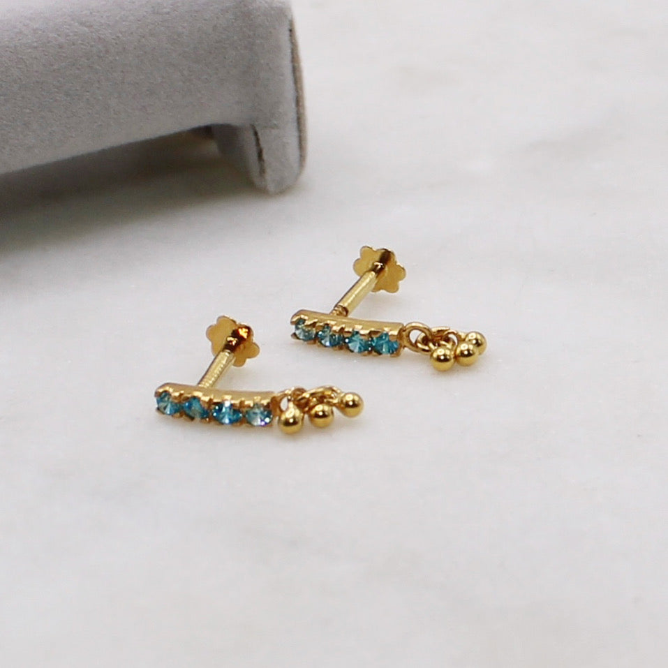 Piercing Blue Studs