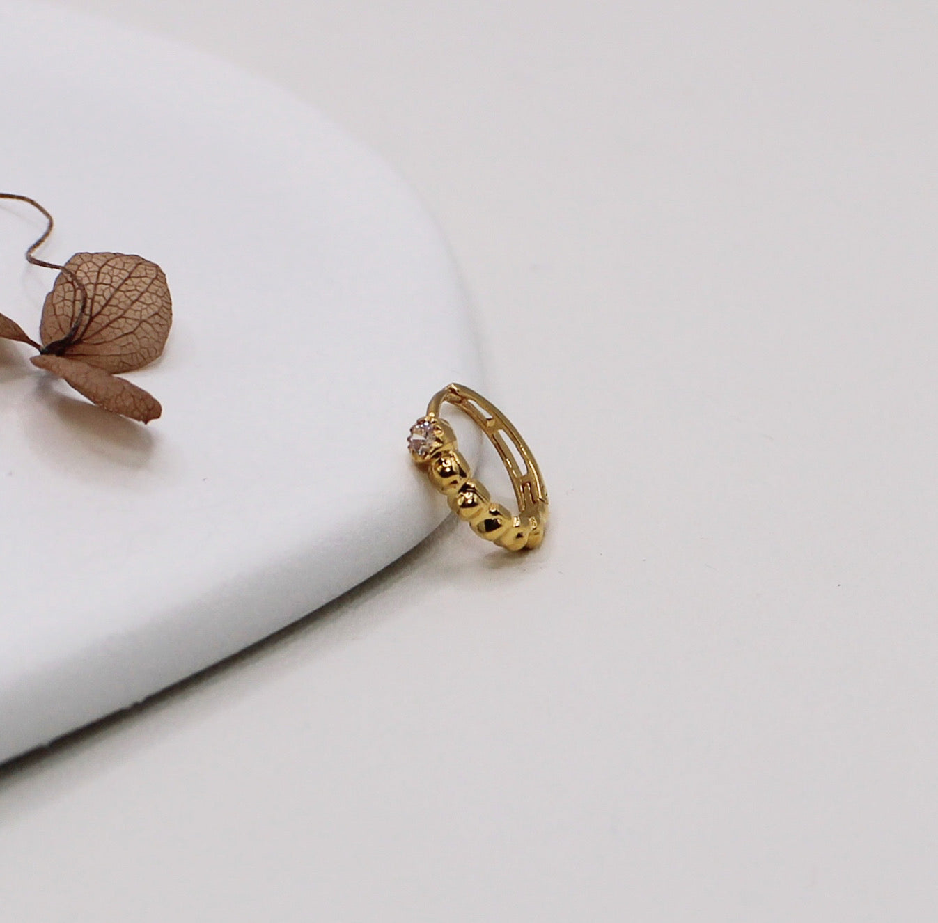 Round Detail Hoop