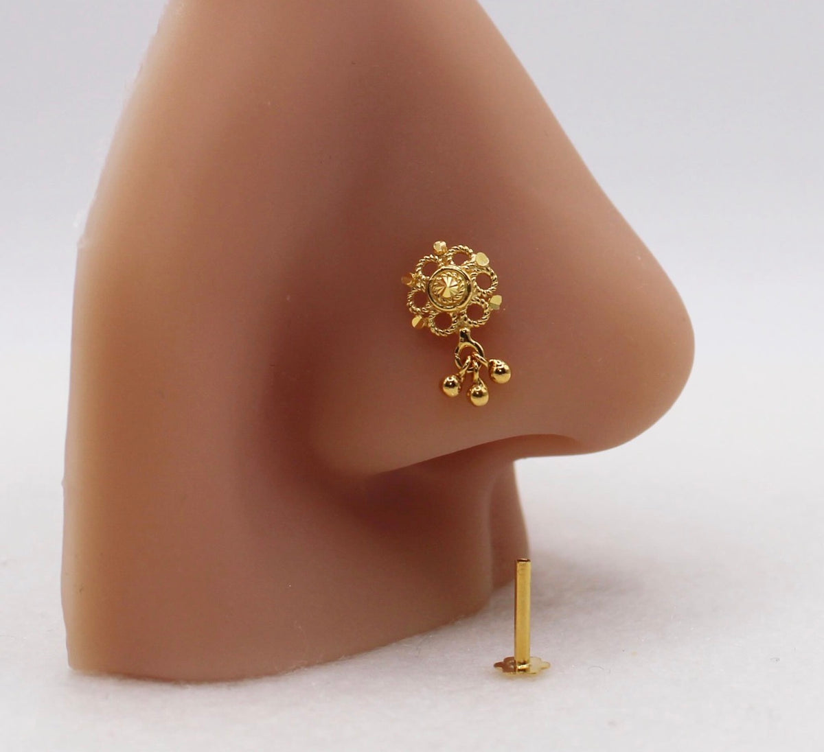 Floral Drop Stud | 18carat
