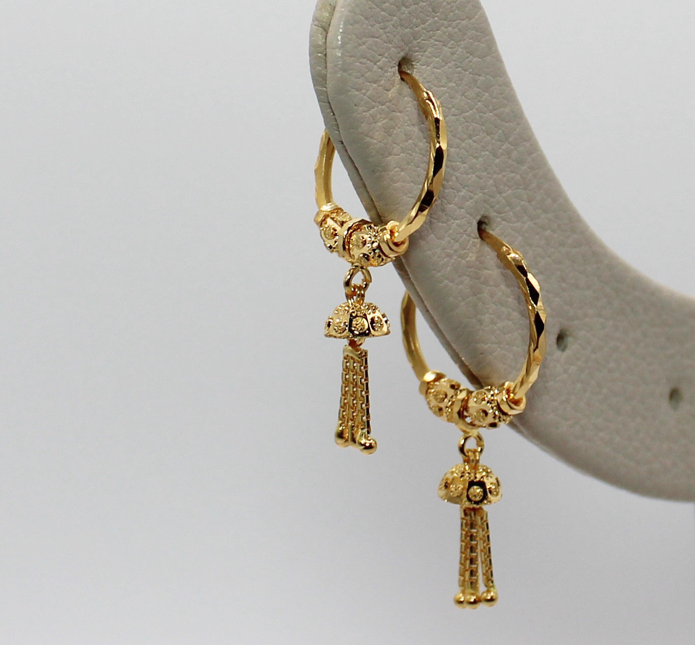22carat Drop Hoops