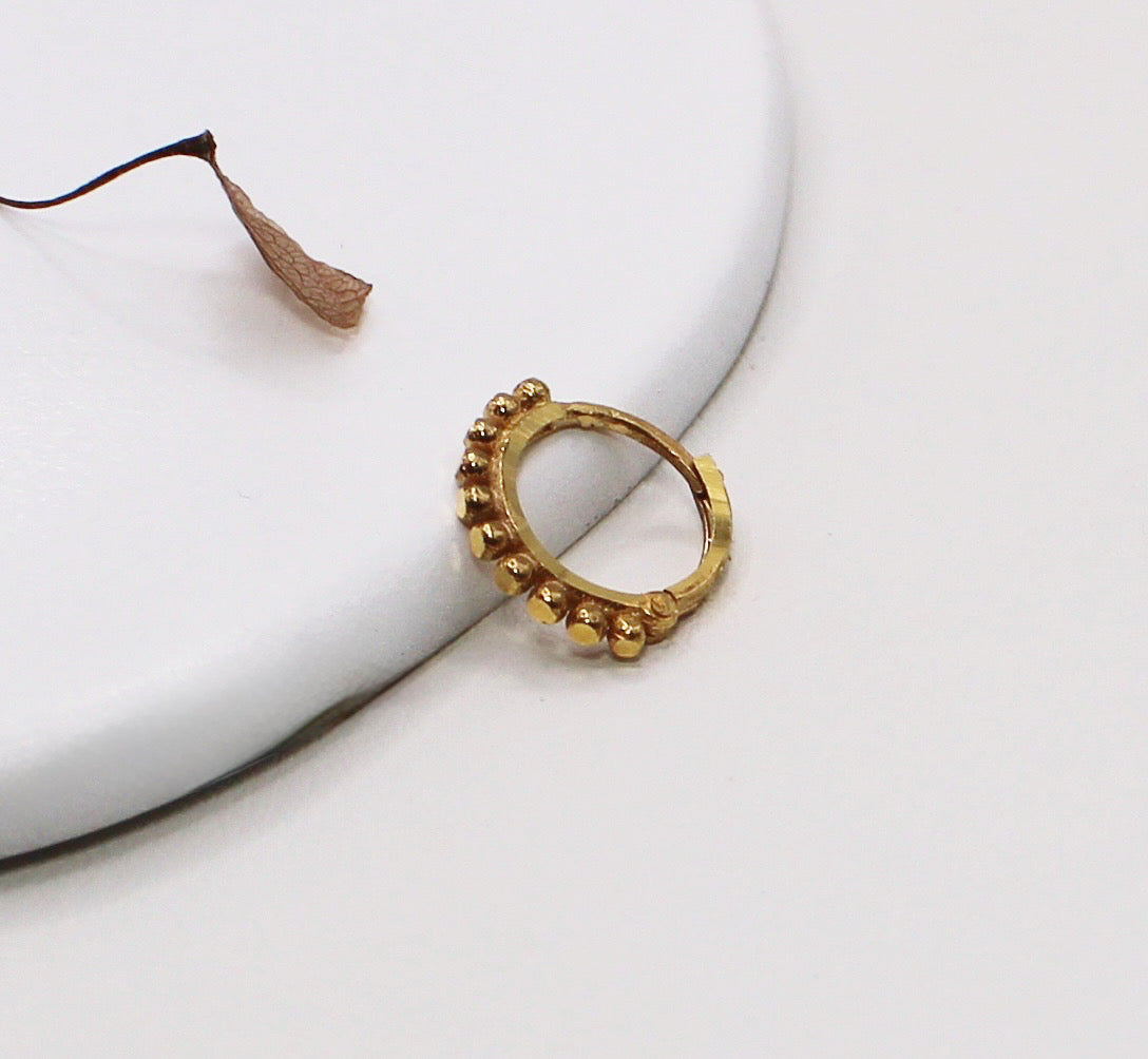 Shiny Dotted Hoop