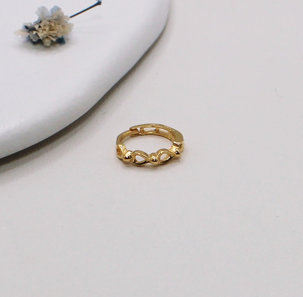 7mm Teardrop Detail Hoop