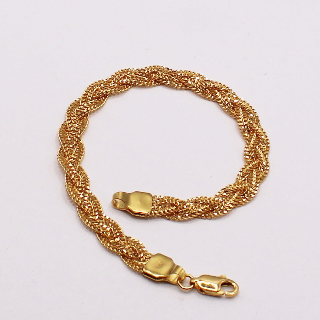 Flat Plaited Bracelet