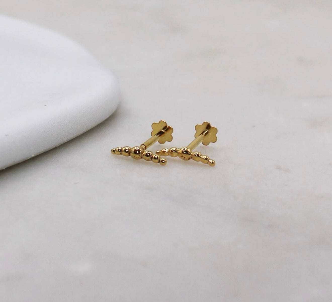 9mm Croissant Studs