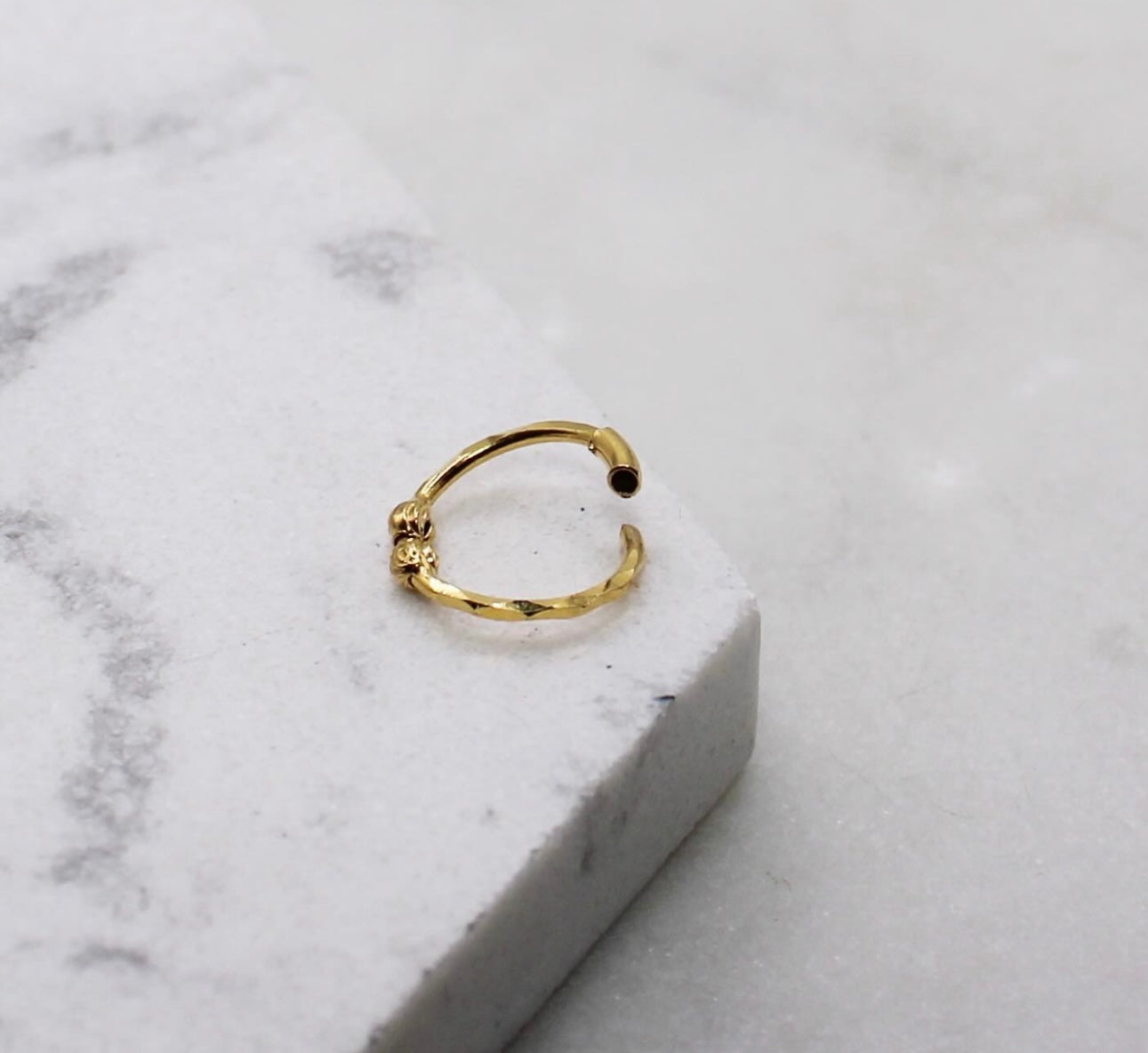 2 Bead Hoop (9mm)