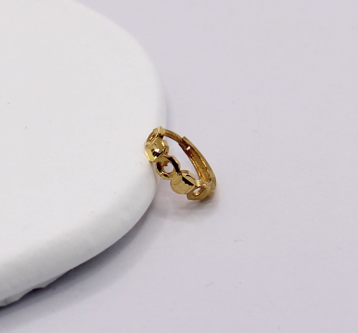 Round Detail Hoop | 7.5mm