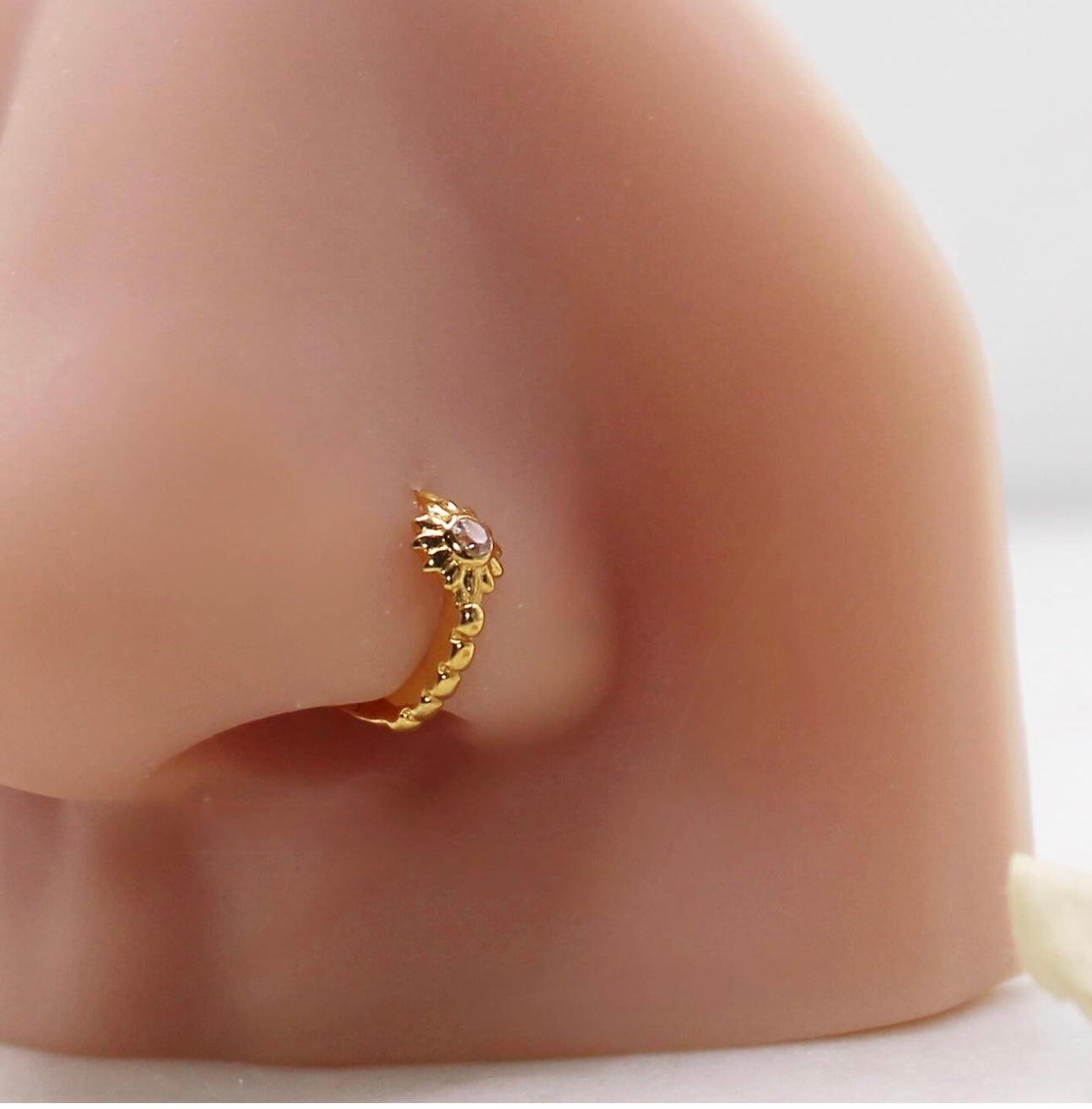6.8mm CZ Florette Hoop