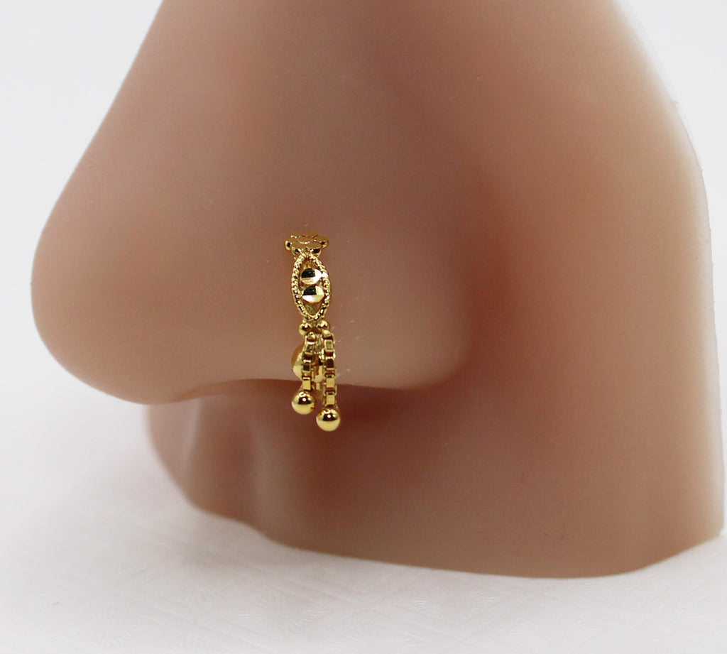 Detailed Chain-dangle Hoop