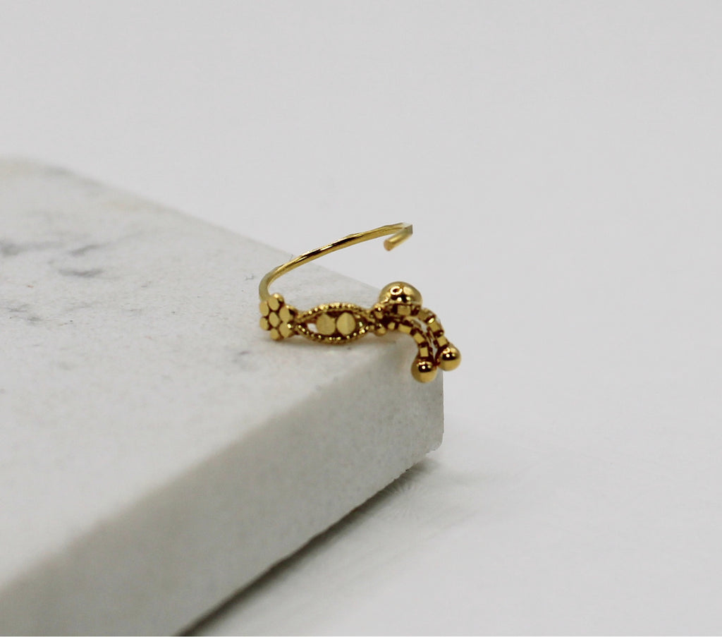 Detailed Chain-dangle Hoop