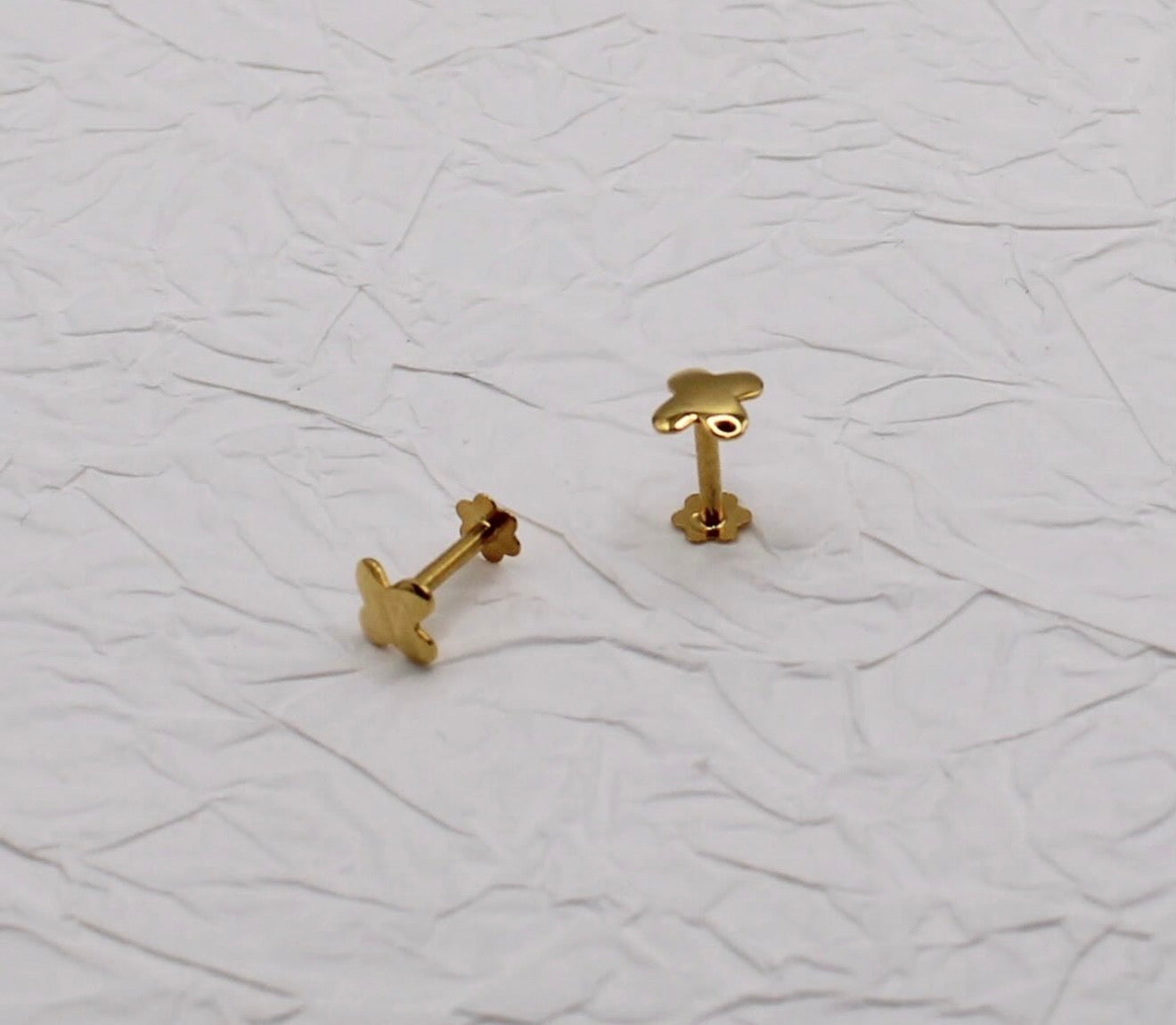 Simple Clover Studs | 4.5mm