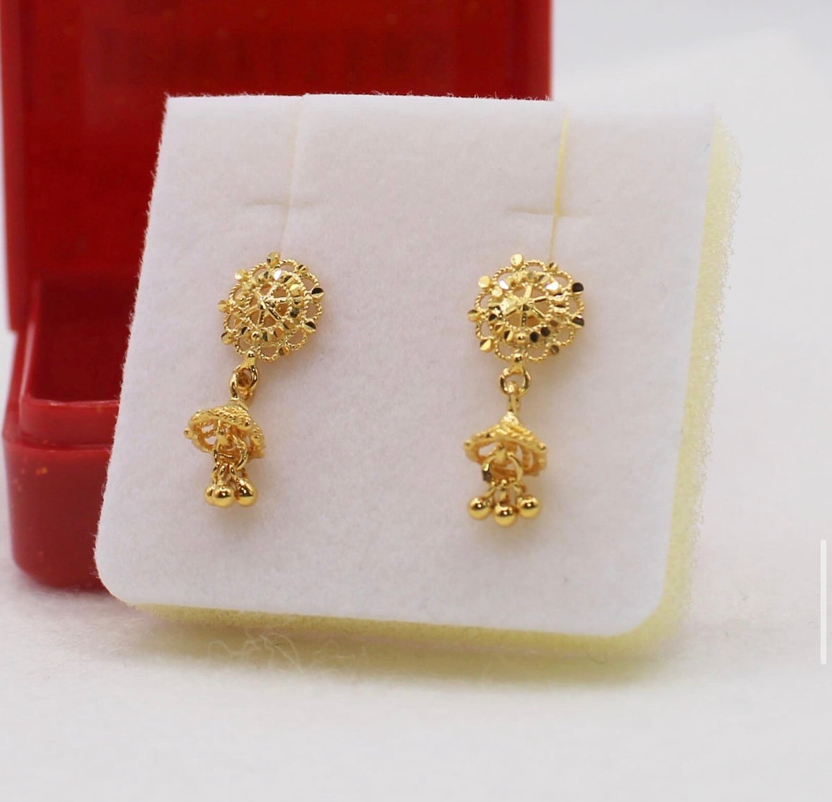 Super Mini Jhumka Studs | 18carat