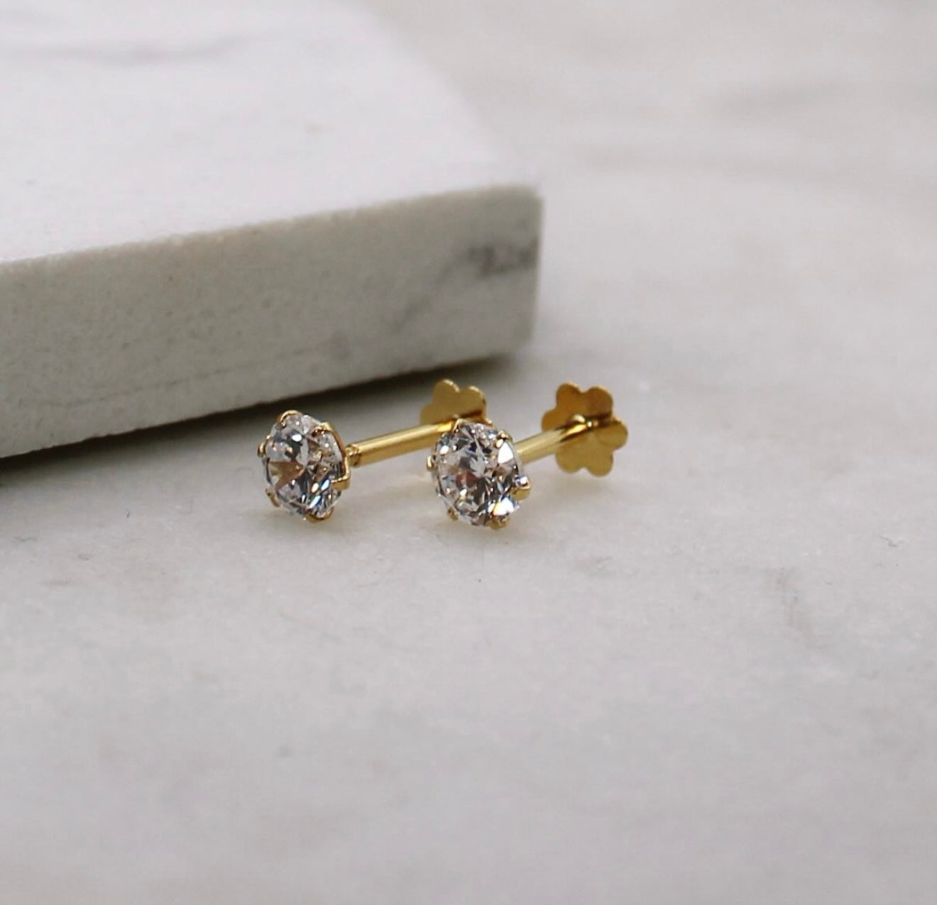 Cubic Zirconia Studs