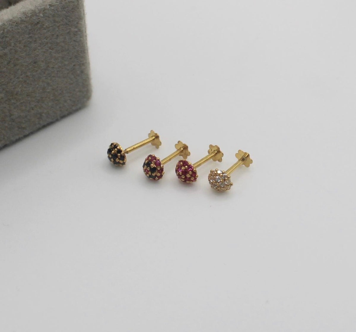 Sparkly Mini Dome Stud