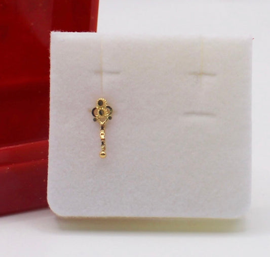 Dainty Chain Stud | 14carat