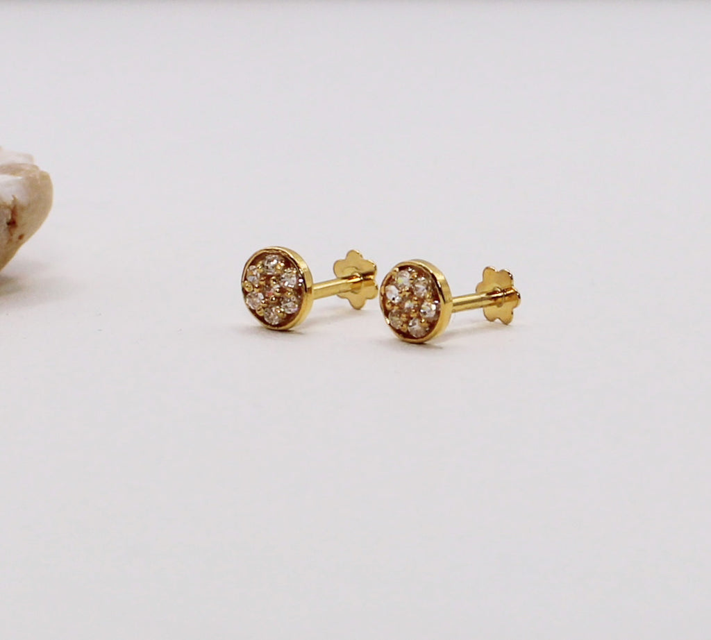 Gold Rim Studs