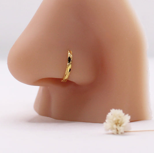 Thin Clip On Hoop (8.5mm)