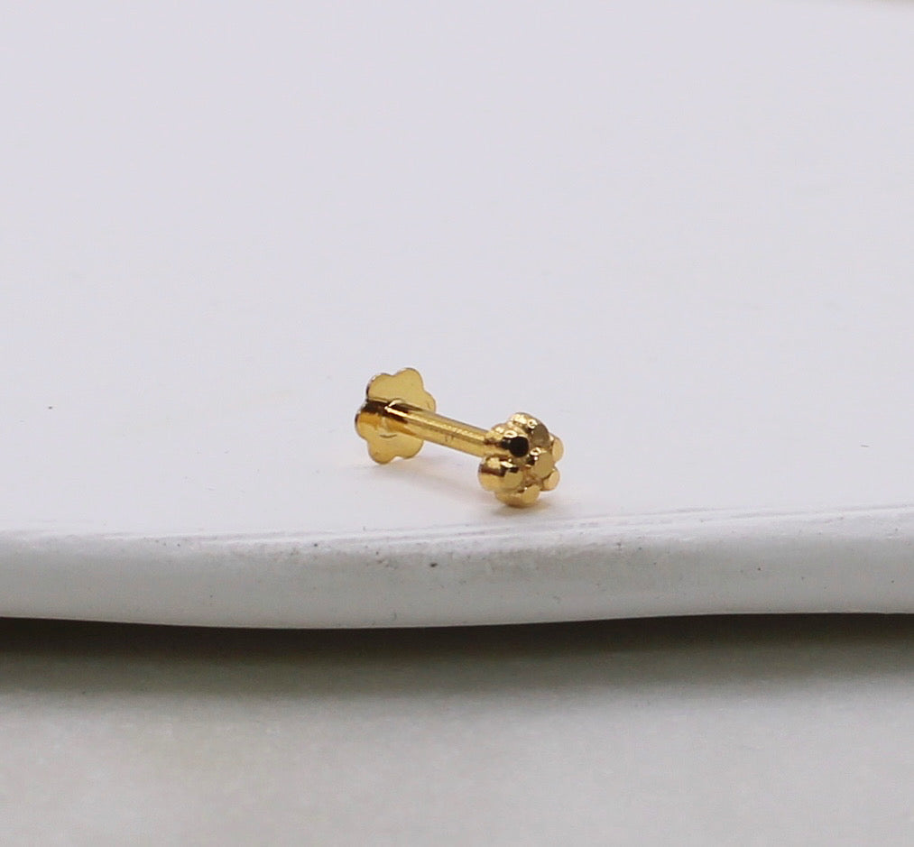 3.5mm Solid Flower Stud