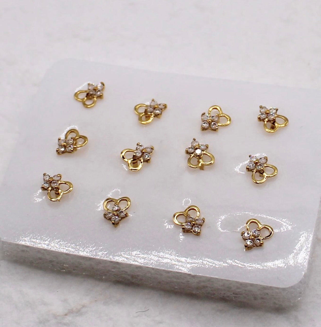 Diamond Heart Stud