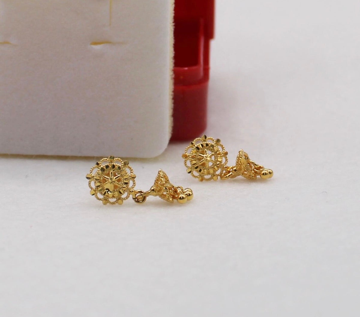 Super Mini Jhumka Studs | 18carat