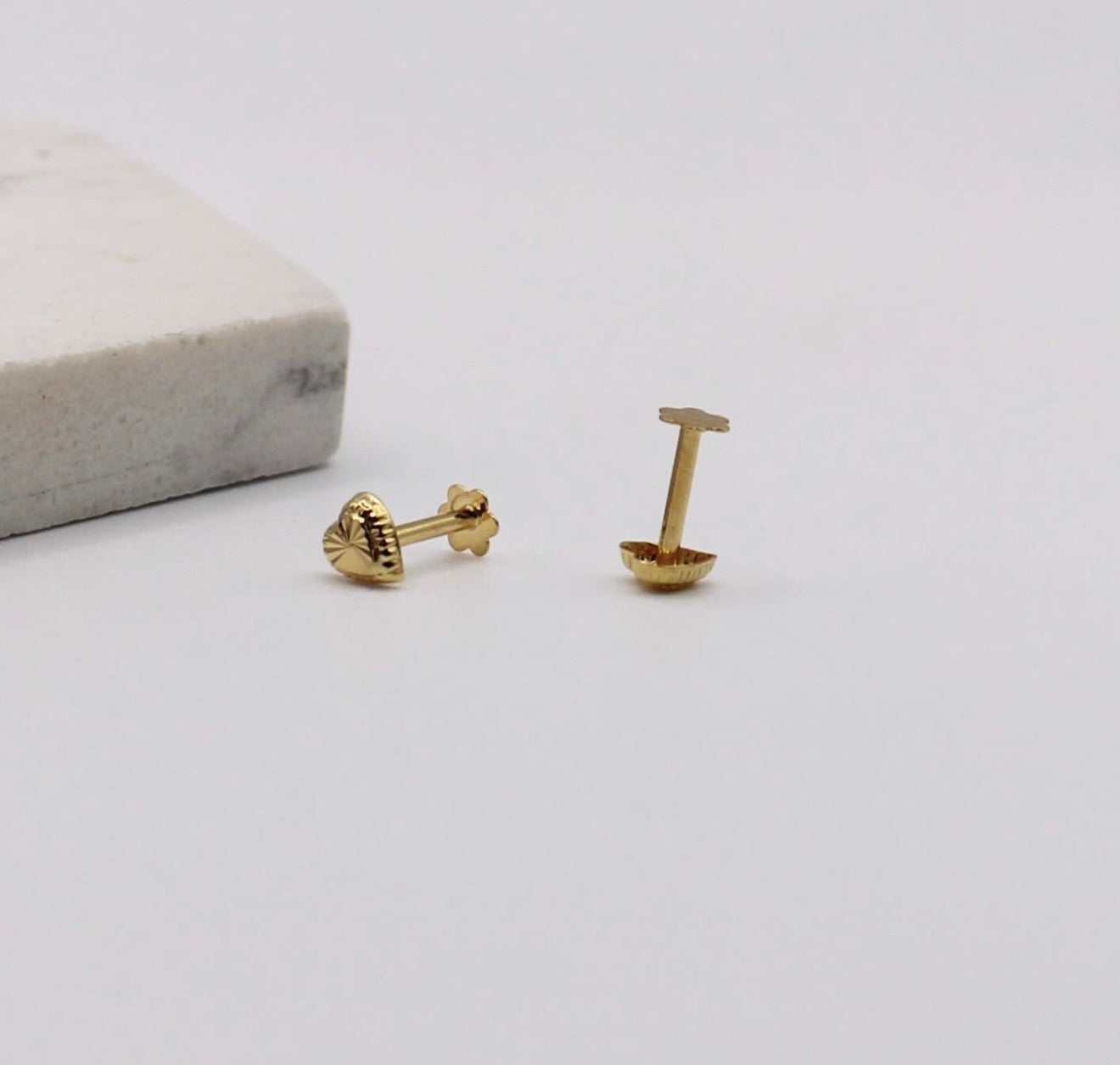 Heart Studs | 4mm