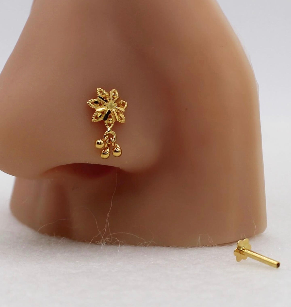 Flowery Dangly Stud | single piece