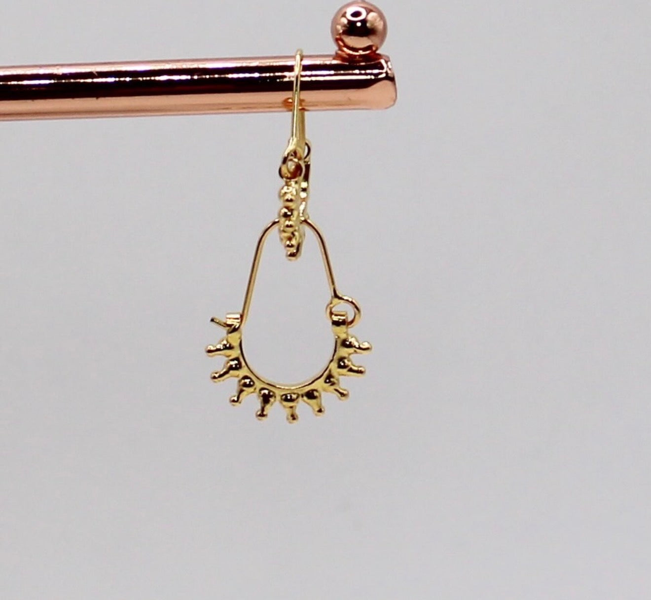 Mini Sunburst Hoops