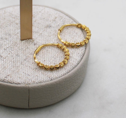 Dainty Ball Hoops