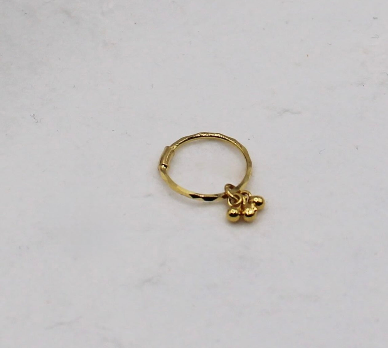 3-ball Dangle Hoop