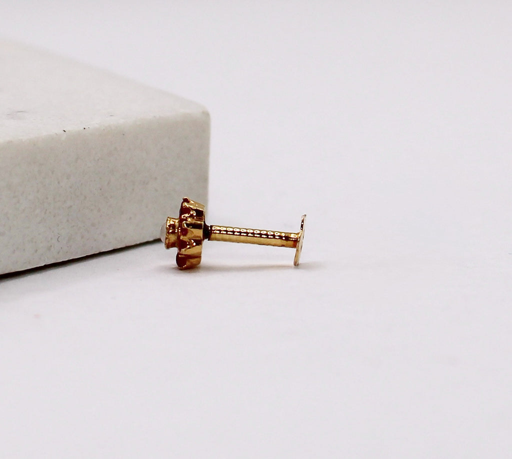 Pink Stud With Pearl