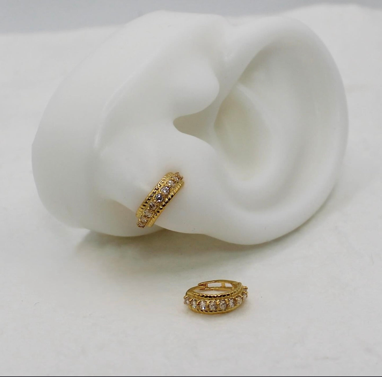 Diamanté Hoops