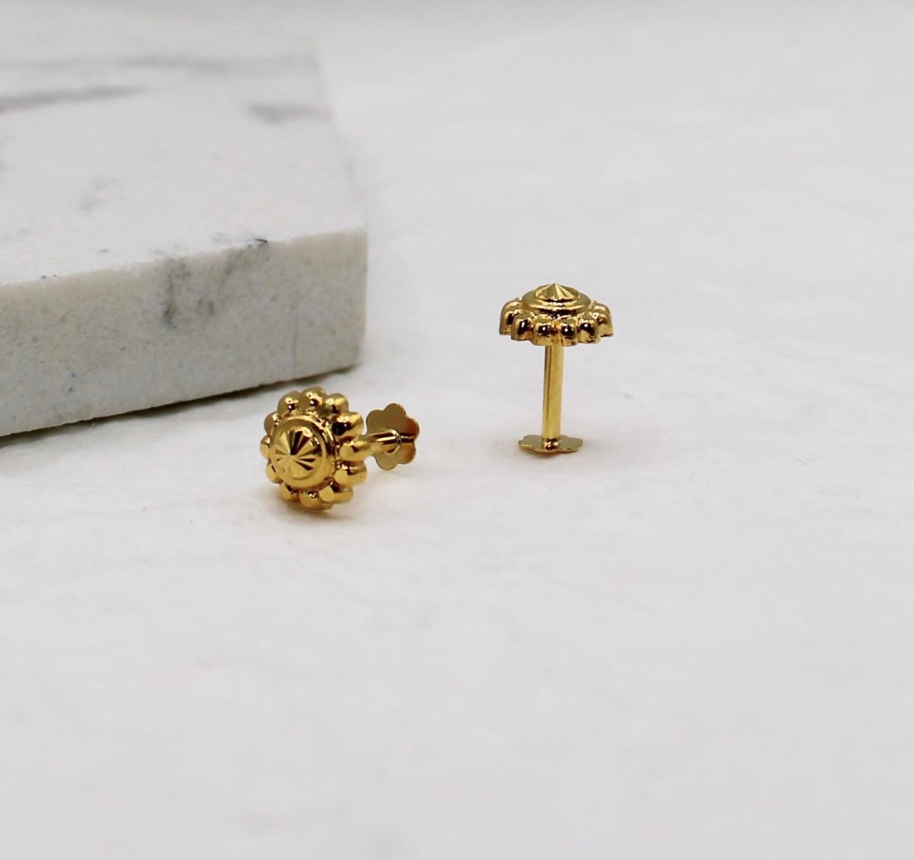 Golden Hollow Studs