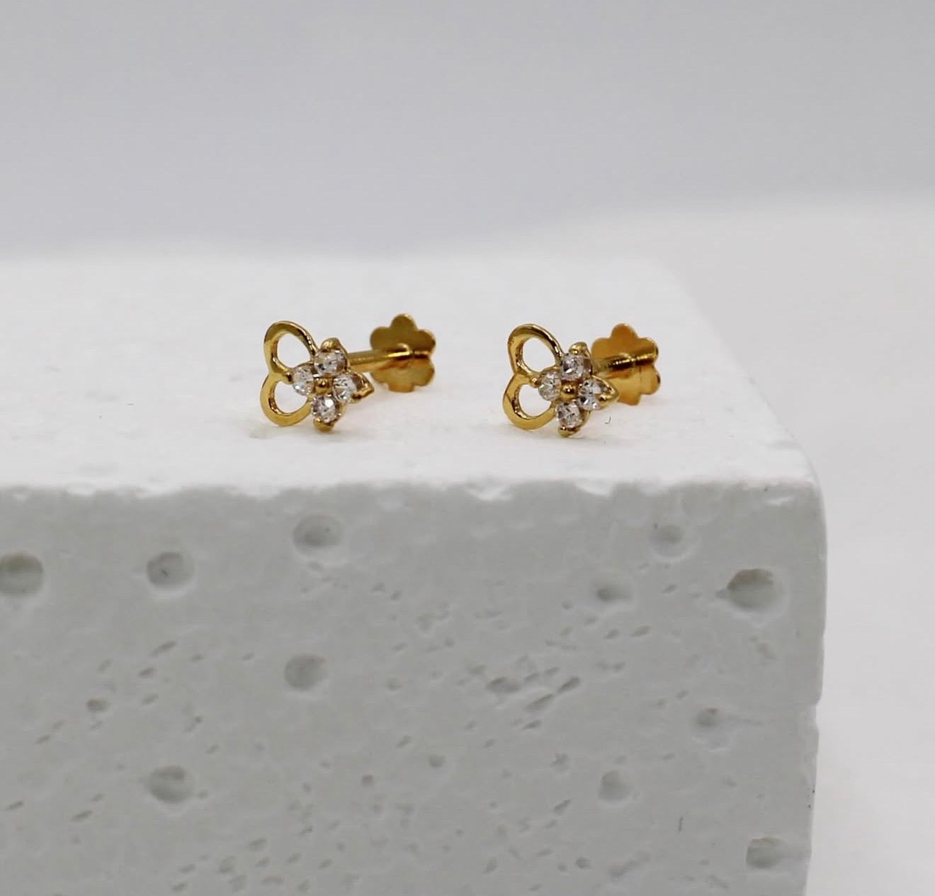Diamond Heart Stud