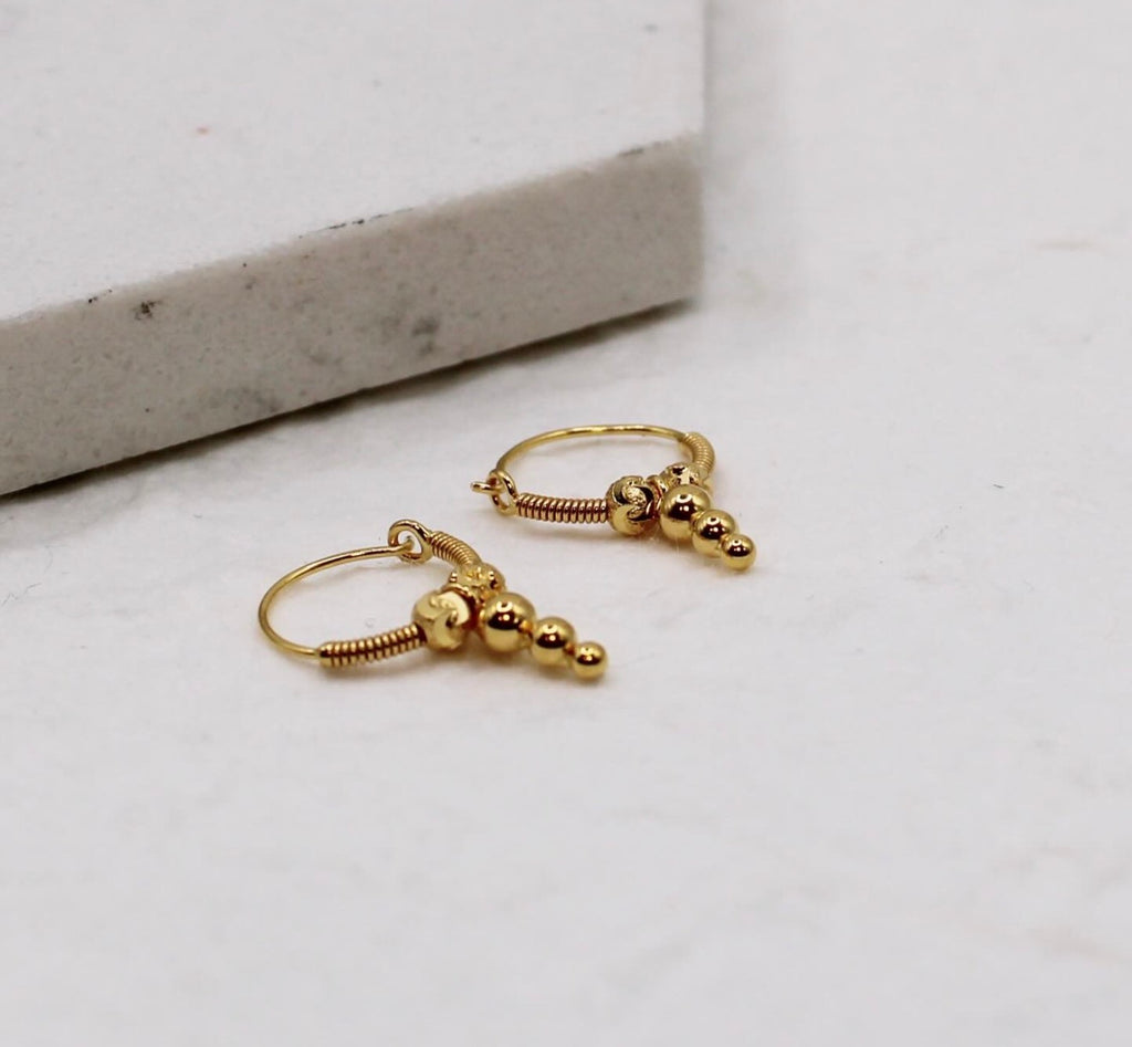 Solid Drop Hoops | 9mm