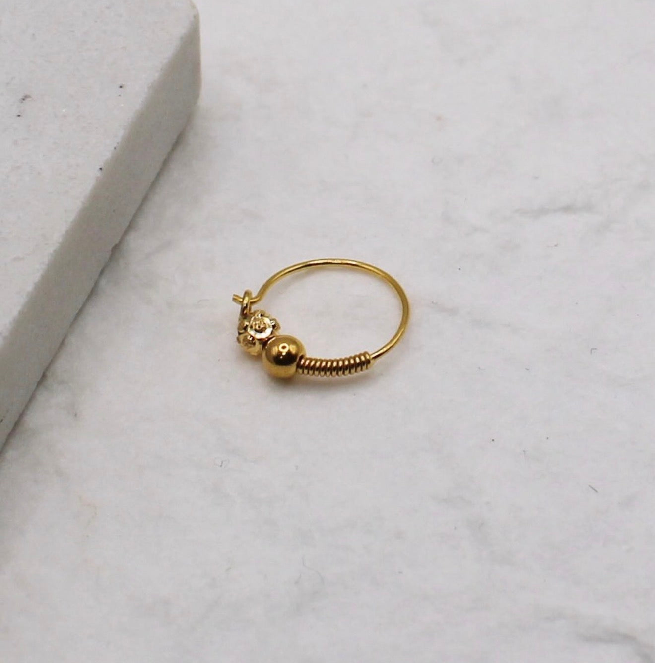 Gold Hoop | 9mm